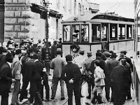 Tramvajsko iskliznuće, Bakačeva ulica 1912. godine